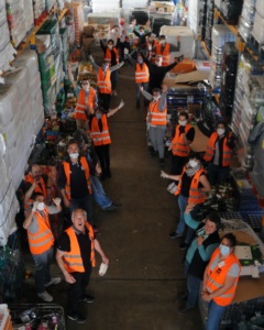 Photos de groupe Gilets orange