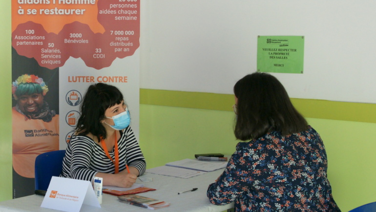 Présentation du chantier d’insertion au Forum Emploi